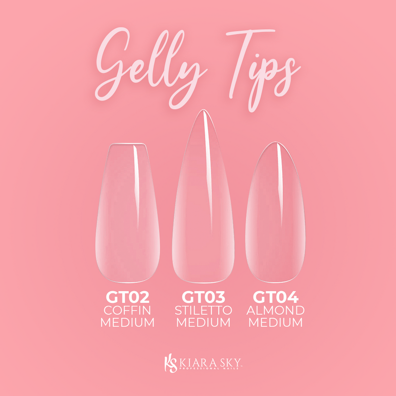 Gelly Tips Kit – Medium Almond